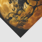 Raven in het motorlicht tissuepapier (Detail)