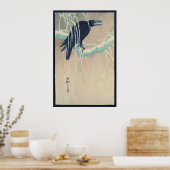 Raven in Snow Poster (Keuken)