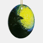 Raven Keramisch Ornament (Rechts)