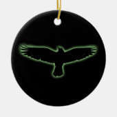 Raven Keramisch Ornament (Voorkant)