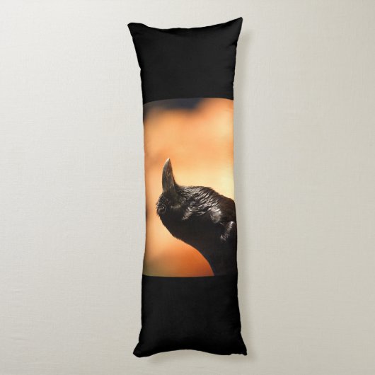 raven lichaamskussen (Achterkant (Verticaal))