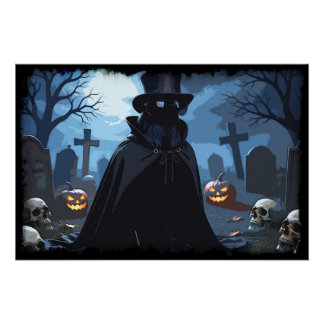 Raven Lord - Halloween Goth-ontwerp Perfect Poster