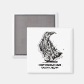 Raven Magnet par Desert Dandilion Designs (Recto/Verso)