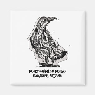 Raven Magnet par Desert Dandilion Designs