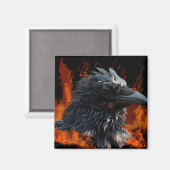 Raven Magnets Magneet (Voorkant / Achterkant)