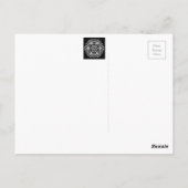 Raven Mandala Briefkaart (Achterkant)