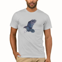 Raven Mannen American Apparel T-Shirt