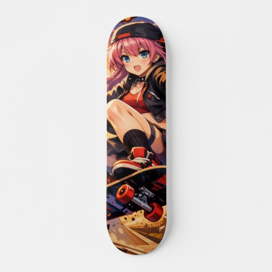 Raven meisje skateboard (Voorkant)