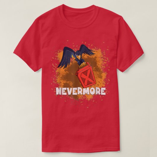 Raven met een Arson Kit Nevermore Twisted Spirit A T-shirt (Design voorkant)