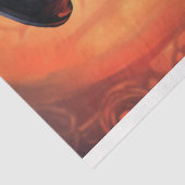 Raven met Top Hat 2 Decoupage papier (Detail)