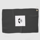 Raven Monogram - CYO - Promotionele Golfhanddoek (Horizontaal)