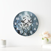 Raven Moon Clock Grote Klok (Huis)