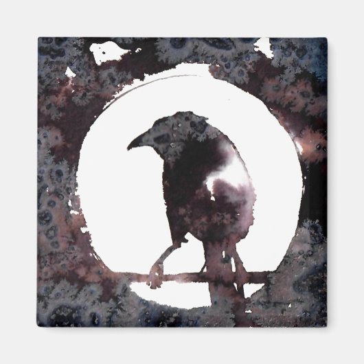 Raven Moon Magneet (Voorkant)