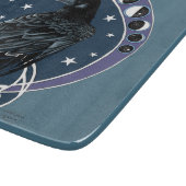 Raven Moon Phases sterren blauw Snijplank (Hoek)