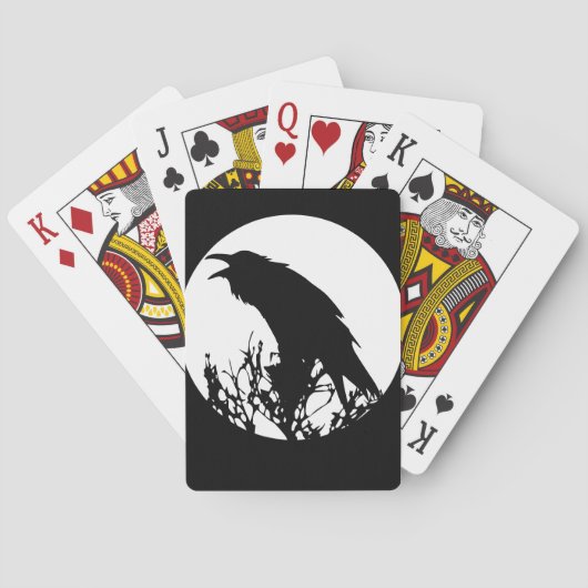 Raven Moon Pokerkaarten (Achterkant)