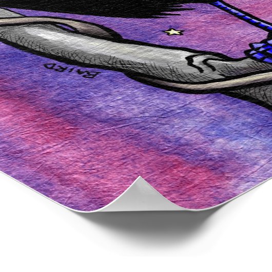 Raven Moon Poster (Hoek)