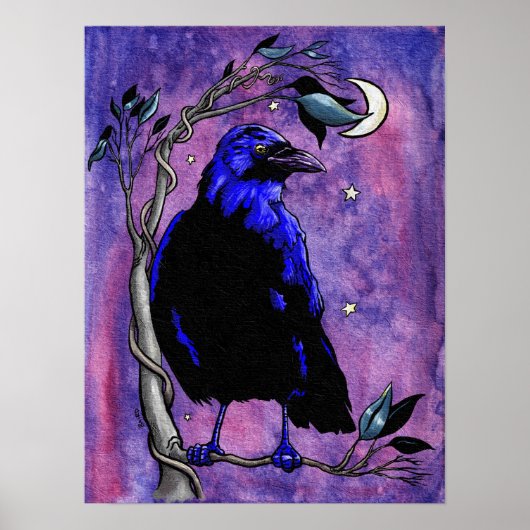 Raven Moon Poster (Voorkant)
