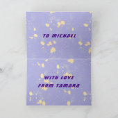 Raven, Moon, Sun, Stars, Jubileum Kaart (Binnen)