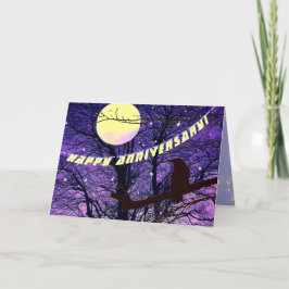 Raven, Moon, Sun, Stars, Jubileum Kaart