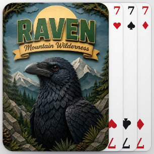 Raven Mountain Wilderness POPCUT Pokerkaarten