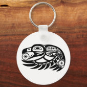 Raven Native American Design Sleutelhanger (Voorkant)