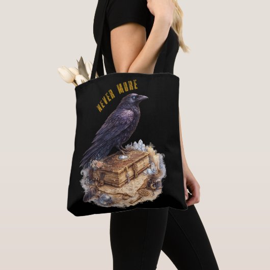 Raven Never More Mystical Crow Unisex Draagtas (Dichtbij)