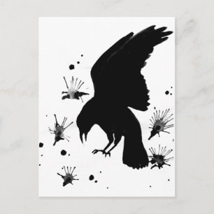 Raven Nevermore Briefkaart