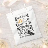 Raven Nevermore Halloween Party Favor Tassen Bedankzakje (Geknipt)