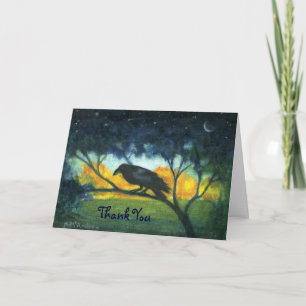 Raven Night Sky Merci note