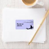 Raven op de boom etiket (Insitu)