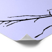 Raven op de boom poster (Hoek)