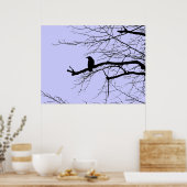 Raven op de boom poster (Keuken)