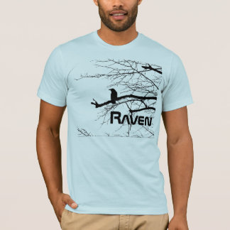 Raven op de boom t-shirt