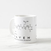 Raven peptide naam mok (Voorkant links)