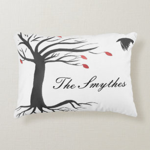 Raven personnalisé dans le coussin d'accent