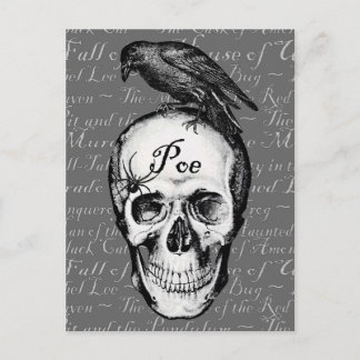 Raven Poe Briefkaart