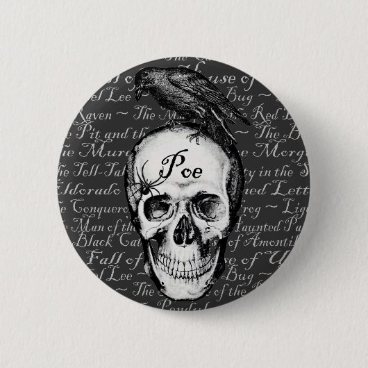 Raven Poe Button (Voorkant)