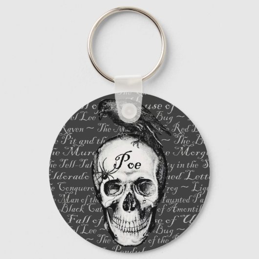 Raven Poe Sleutelhanger (Voorkant)