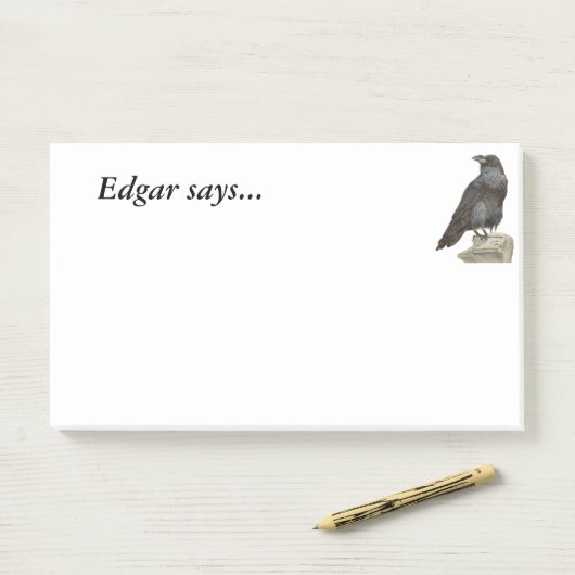 Raven Post-it® Notes (Op bureau)