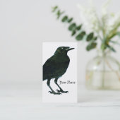 Raven Profile Card Visitekaartje (Staand voorkant)