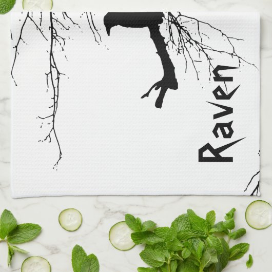 Raven Ravenware Towel Theedoek (Gevouwen)