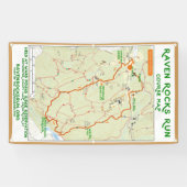 Raven Rocks Run Map Banner (Horizontaal)