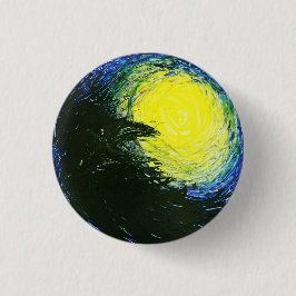 Raven Ronde Button 3,2 Cm