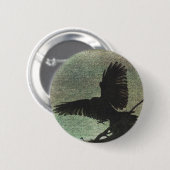 Raven Ronde Button 5,7 Cm (Voorkant /achterkant)