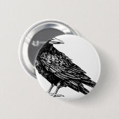 Raven Ronde Button 5,7 Cm (Voorkant /achterkant)
