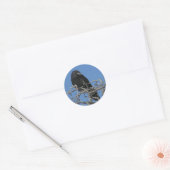 Raven Ronde Sticker (Envelop)