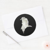 Raven Ronde Sticker (Envelop)