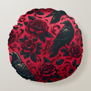 Raven Roos Ronde Kussen