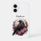 Raven & Rose Dark Academia iPhone 16 Hoesje (Achterkant)