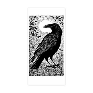 Raven Rubber Stamp Rubberstempel